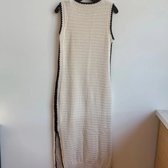 knitted midi dress asos Rent Asos Design Square Neck Knitted Midi Dress In Textured Yarn In Brown main image 1